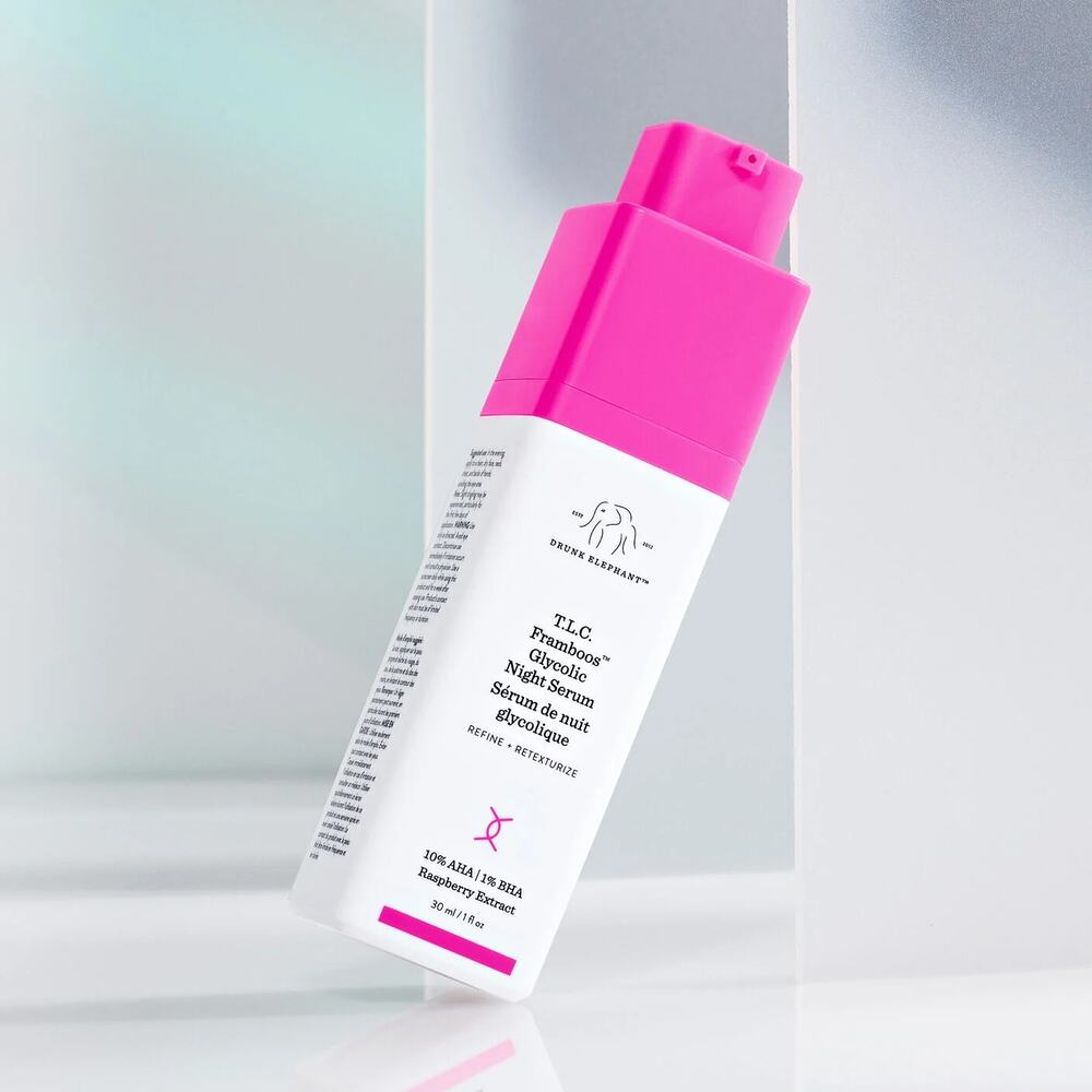 Drunk Elephant T.L.C. Framboos Glycolic Night Serum 1oz